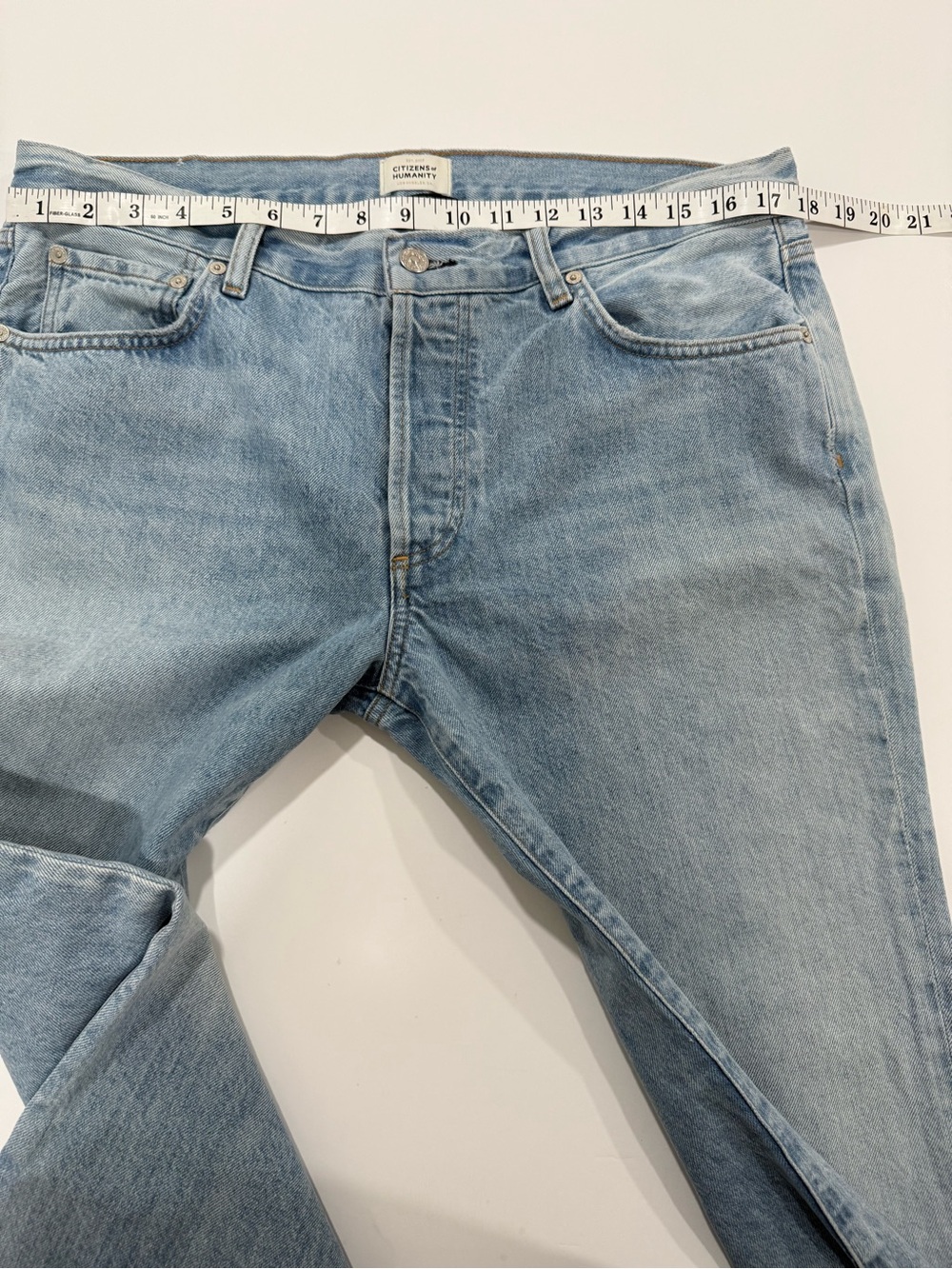 Citizens Of Humanity Ryan Low Slung Vintage Bootcut Jeans Lite Blue Wash Size 30 - Picture 8 of 11